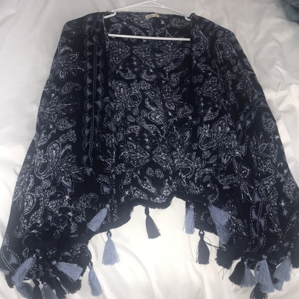 Navy blue kimono!